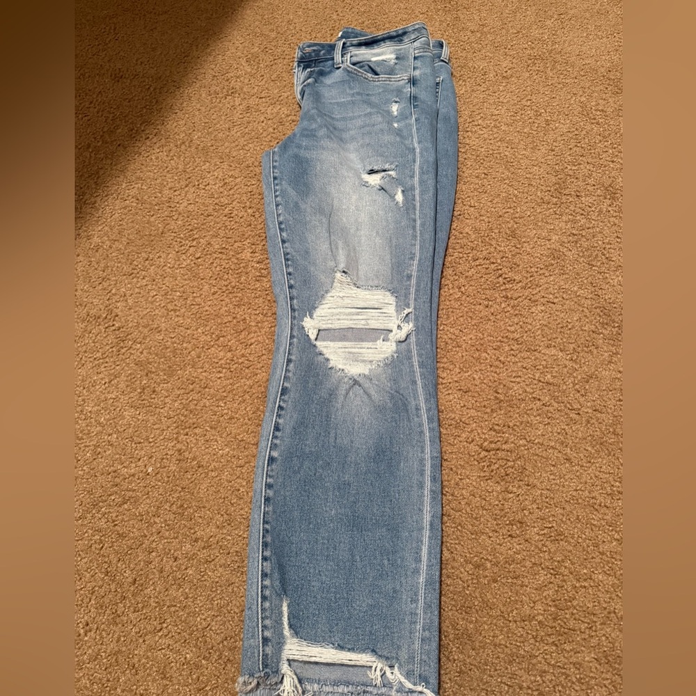Flying Monkey Light Blue Distressed Skinny Jeans. Never worn.